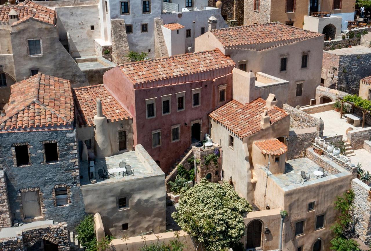 Goulas Traditional Guesthouse Monemvasia Bagian luar foto
